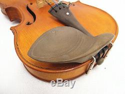 Used/Old 3/4 Hand-made flamed back violin+case+Bow+String #Q307
