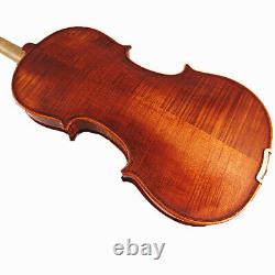 Used/Old Good Quality 4/4 Hand-Made Antique Violin +Bow +Rosin+ABS Case+ String