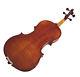 #V100A Used/Old 3/4 hand-made two pieces flamed back violin+ case+Bow