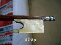 VERY NICE OLD FRENCH VIOLIN BOW branded