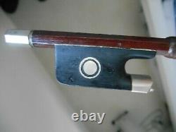 VERY OLD FRENCH VIOLIN BOW branded