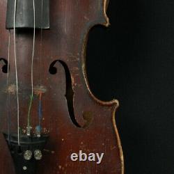 Vintage Beautiful Handmade 3/4 Violin (needs restoration) with Bow and Case