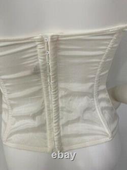 Vintage Galliano For Dior Corset Bustier Silk Made In France B Cup W Defect