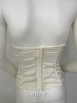 Vintage Galliano For Dior Corset Bustier Silk Made In France B Cup W Defect