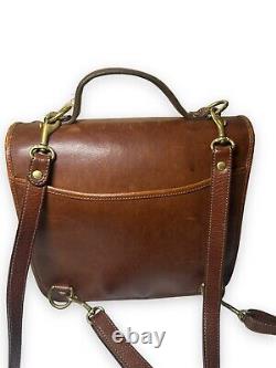 Vintage Ghurka Marley Hodgson No. 191 O'ROURKE Brown Leather Backpack Bag withBox