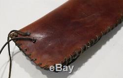 Vintage Handmade Leather Bow Quiver
