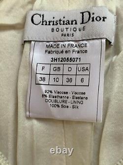 Vintage John Galliano For Christian Dior Boutique White Corset Top Bustier XXS
