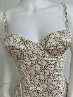 Vintage John Galliano For Christian Dior Corset Bustier Made In France 90B 36A