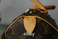 Vintage Louis Vuitton Brown Monogram SD1006 Speedy Shoulder Hand Bag Made in USA