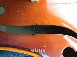 Vintage Scott Cao Violin & Bow with case Hand Made copy of Antonius Stradivarius