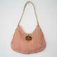 Vintage Vivienne Westwood Canvas Pink Hand Bag Purse Made In Italy