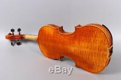 Violin 4/4 Hand made Stradivari Advance Flame Maple Spruce With Case Bow #3159