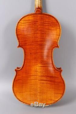 Violin 4/4 Hand made Stradivari Advance Flame Maple Spruce With Case Bow #3160