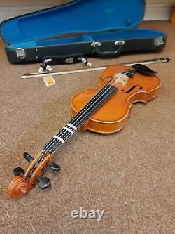 Violin 4/4 full size handmade with bow, rosin and case