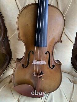 Violin Full Size 4/4 Solid Woods Handmade With Bow and Case Professional Set Up