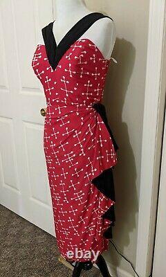 Whirling Turban CUSTOM COUTURE Sarong Dress. One-of-a-Kind Vintage Reproduction