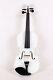 White 4/4 Electric Acoustic Violin Case Bow hand made Solid Spruce maple