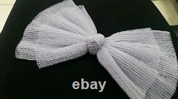 Wholesale Joblot 1000+ pleated Tulle Bows Multi Coloured Hair Accessories diy
