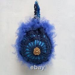 Woman bag original accessories shoulder strap hand handle blue lion backpack gym