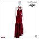 Woman clothing dress summer couture brand griff elegant red bead embroidered set