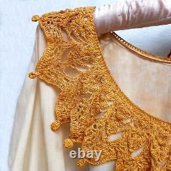 Woman clothing summer couture fashion griff curvy elegant kaftan crochet collar