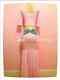 Women's Pink Two Piece Mermaid Skirt Set with Bow Sizes Small-Large