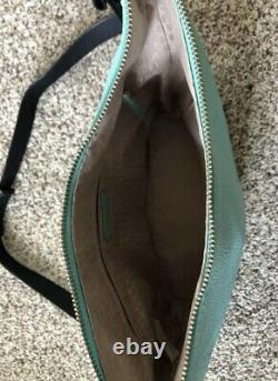 Womens Kate Spade Pebble Leather Handbag & Wallet 3 Pc Set Aqua Blue EUC