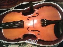 Worth $900 A. R. Seidel 4/4 Violin Mittenwald OB With Case & Bow, Hand Made