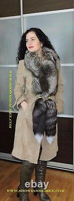 XXXL Gorgeous Luxurious Fox Real Fur Collar Boa Shawl Scarf Bolero Wedding