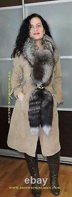 XXXL Gorgeous Luxurious Fox Real Fur Collar Boa Shawl Scarf Bolero Wedding