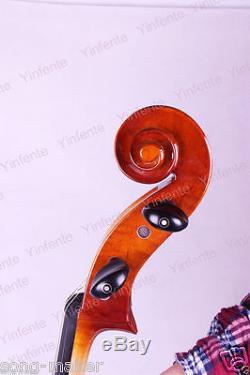 Yinfente 4/4 New Cello Sweet Sound Maple Spruce wood Hand made Free Case Bow