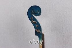 Yinfente Electric Violin 4/4 Handmade Solid Wood Ebony Fittings Bow Case Blue