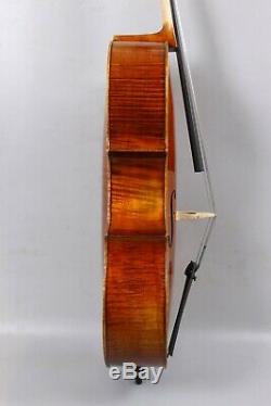 Yinfente Master Level 4/4 Cello Hand Made Flame Maple Cello bag Bow Rosin #704