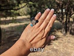 Zuni Novelty Animal Mickey Character Ring, Southwest Artisans Hand Made Jewelry